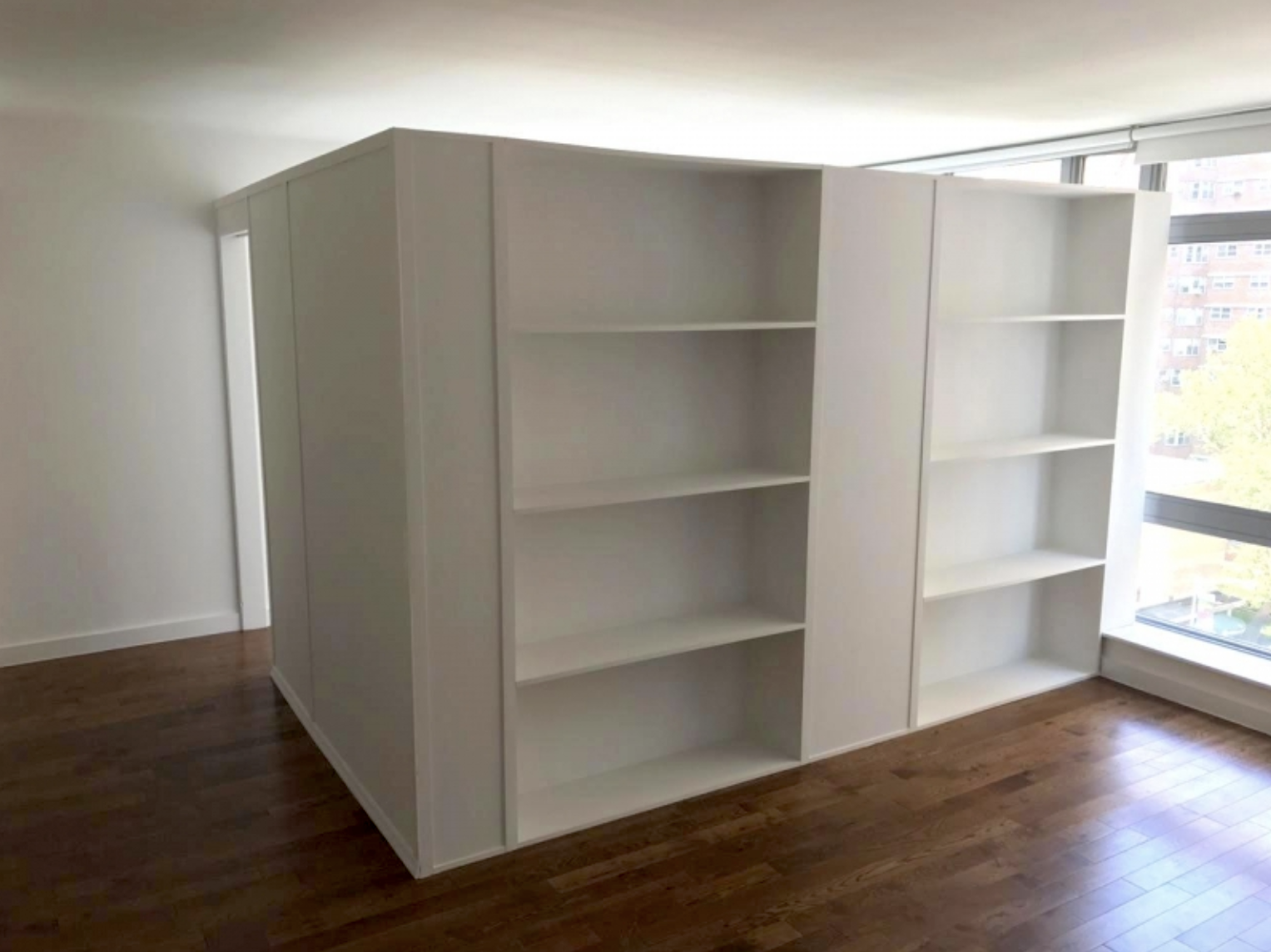 Best temporary bookshelf walls for NYC apartments